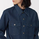 Giacca da donna in washi e denim ‐ Blu scuro
