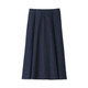 Gonna svasata in denim leggero elasticizzato da donna.
