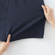Gonna svasata in denim leggero elasticizzato da donna.