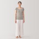 T‐shirt in cotone a maniche corte con assorbimento dell'umidità e imbottitura per sudore da donna