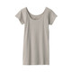 T‐shirt in cotone a maniche corte con assorbimento dell'umidità e imbottitura per sudore da donna