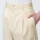 Pantaloni chino da uomo a gamba larga con pieghe sul davanti 19256