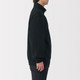 Felpa con mezza zip in misto cotone da uomo