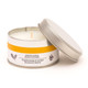 Candela in latta all`incenso e all`ambra