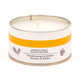 Candela in latta all`incenso e all`ambra