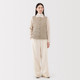 Gilet leggero senza colletto in nylon riciclato da donna