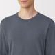 T‐shirt a maniche lunghe in cotone caldo con scollo a crew da uomo