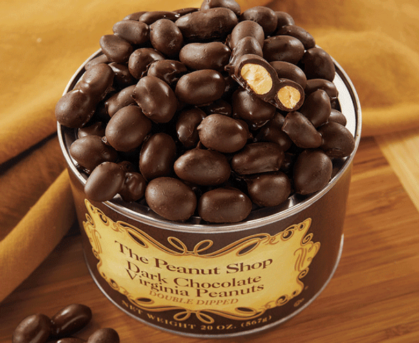 DARK CHOCOLATE COVERED PEANUTS