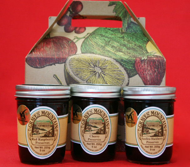 GRAVES MOUNTAIN PRESERVE SAMPLER GIFT BOX