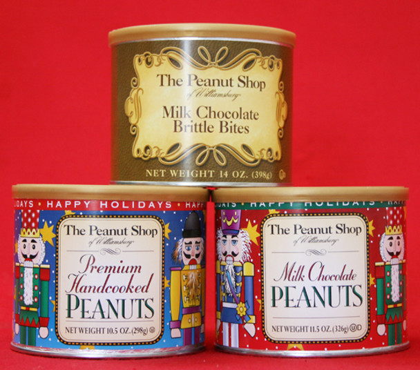 THE PEANUT SHOP HOLIDAY PEANUT ASSORTMENT