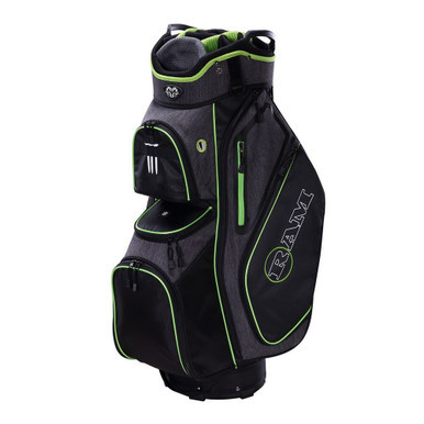 Ram Golf Tour Cart Bag with 14 Way Dividers Top - Golf Outlets of