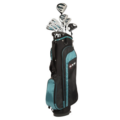 Ram Golf EZ3 Mens Golf Clubs Set with Stand Bag - Graphite/Steel