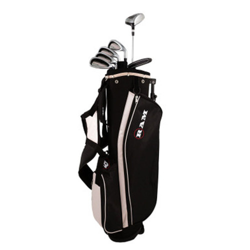 Ram Golf SGS Ladies Right Hand Golf Clubs Starter Set w/ Stand Bag -Steel Shafts