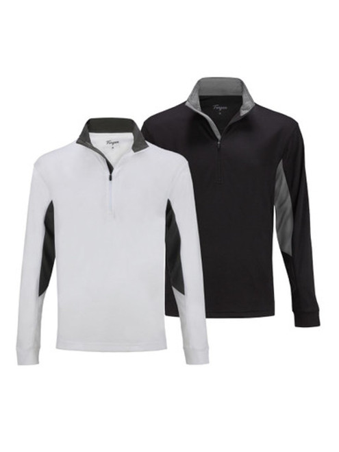 2 PACK Forgan of St Andrews Men's Golf Pullover 1/4 Zip Top