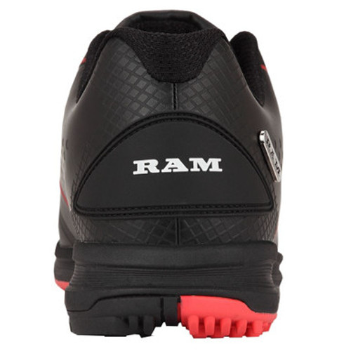 Ram Golf Player Mens Waterproof Golf Shoes Black/Red