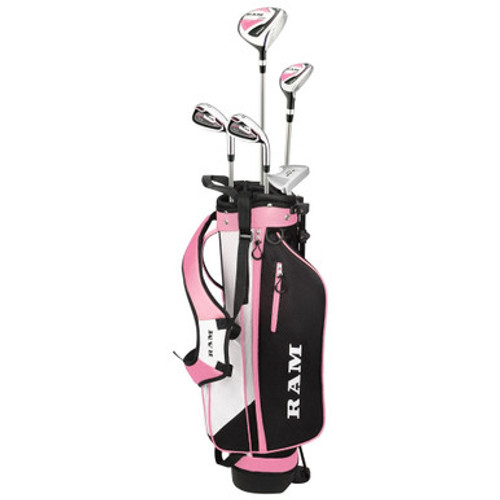 Ram Golf Junior SDX Girls Golf Clubs Set with Bag, Left Hand, Age 9-12