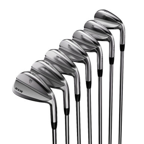 Open Box Ram Golf FX77 Stainless Steel Players Distance Iron Set 4-PW, Graphite, Senior