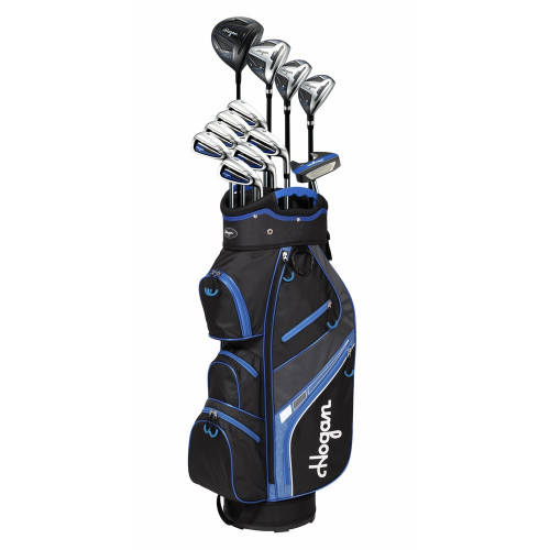 OPEN BOX Hogan Golf FW-817 Men Left Graphite/Steel Golf Clubs Set With Cart bag, Regular Flex OPEN BOX Hogan Golf FW-817 Men Left Graphite/Steel Golf Clubs Set With Cart bag, Regular Flex