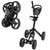 Caddymatic Golf Quad 4-Wheel Folding Golf Pull / Push Cart Black