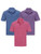 Forgan of St Andrews Premium Heather Golf Polo Shirts 3 Pack - Mens