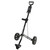 Caddymatic Golf Lite Trac 2 Wheel Folding Golf Cart Black