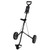 Caddymatic Golf i-Trac 2 Wheel Folding Golf Cart Black/Gray