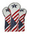 Ram Golf USA Stars and Stripes PU Leather Headcover Set - Driver, #3 Wood, Hybrid