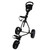 Ram Junior Golf Cart - 3 Wheel Folding Cart for Kids- Black/Grey