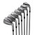 Open Box Ram Golf FX77 Stainless Steel Players Distance 1/2 Inch Shorter Iron Set 4-PW, Steel, Stiff