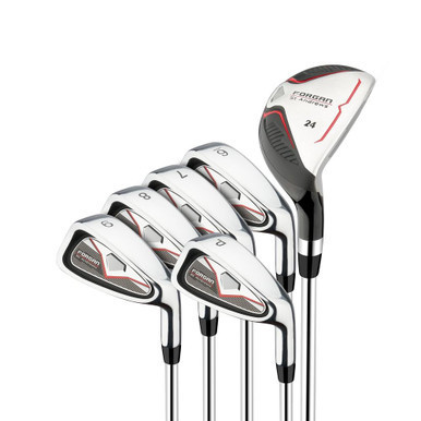 OPEN BOX Forgan of St Andrews F100 Iron Set with Hybrid, Mens