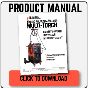 BATTERY POWERED MIG WELDER PRODUCT MANUAL