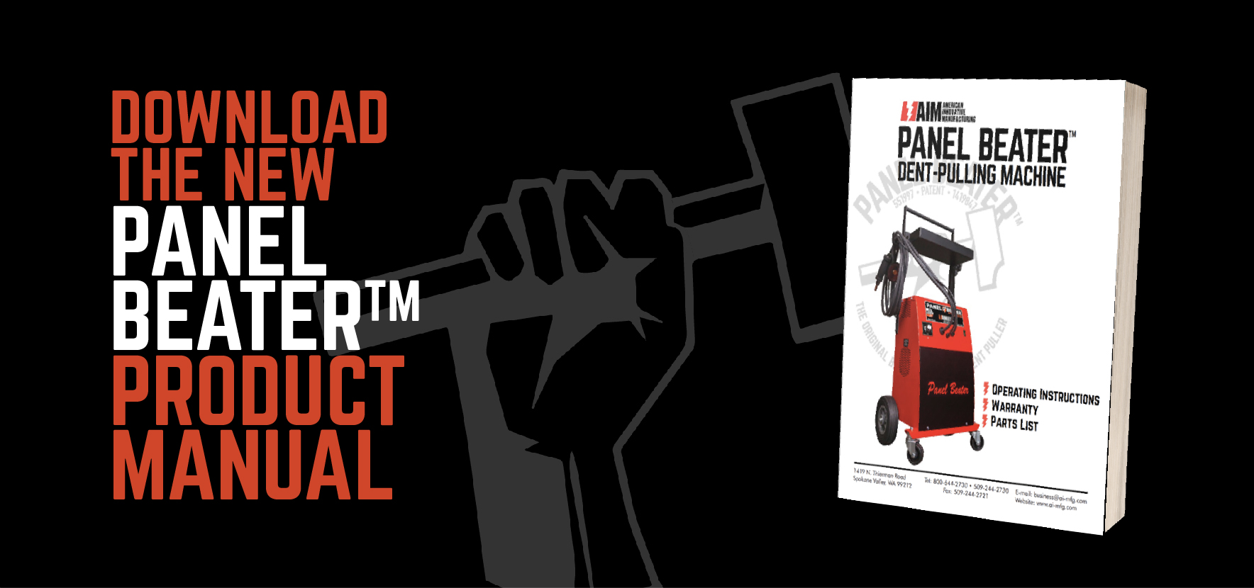 Panel Beater Manual and Operating Instructions AIM American