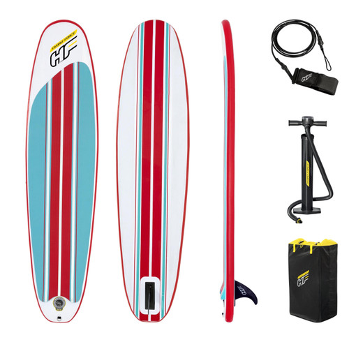 8ft Hydro‑Force Compact Inflatable Surfboard Set