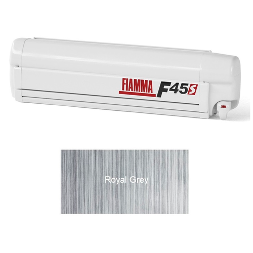 Fiamma F45S 350 Royal Grey - White Case