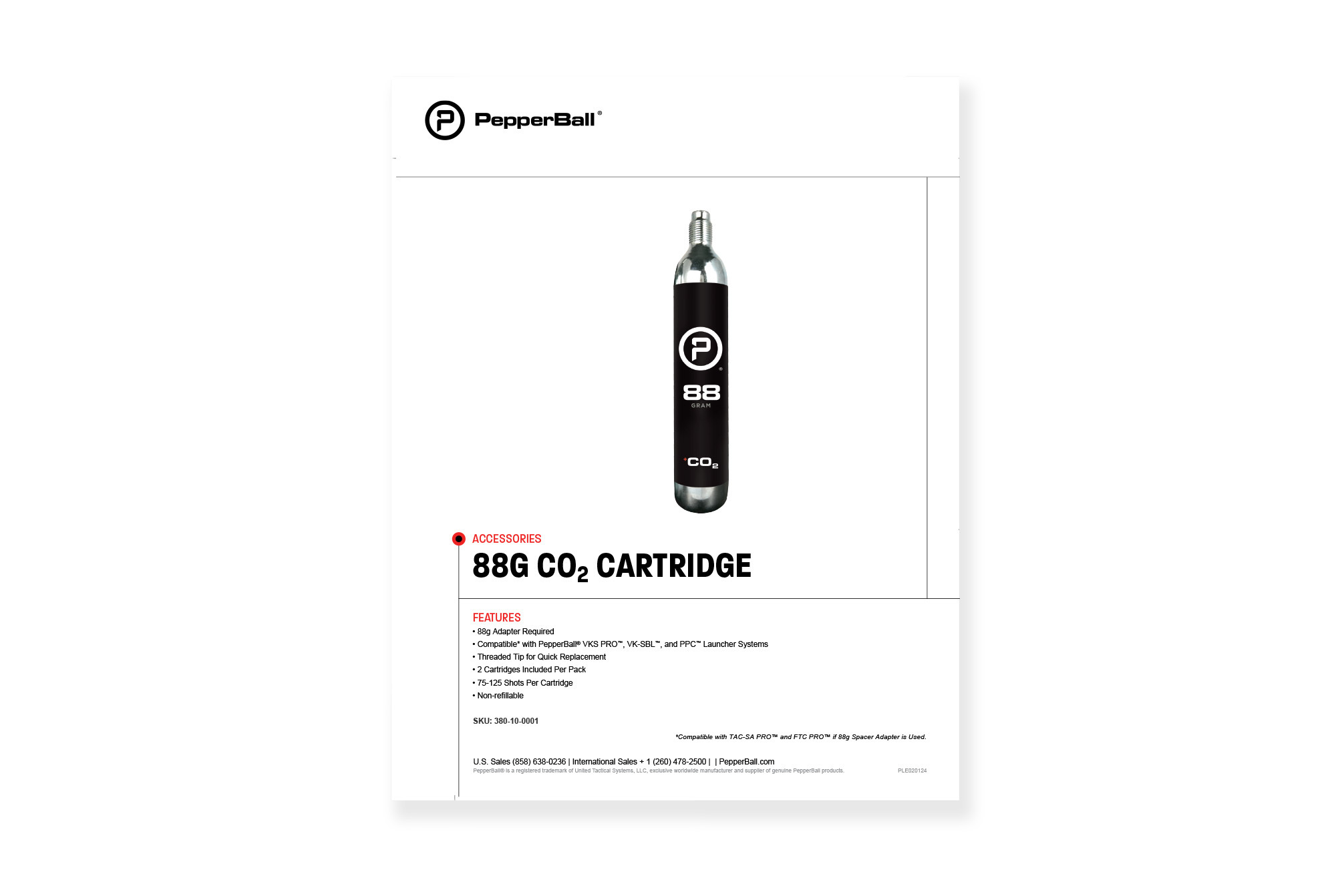 88g CO₂ Cartridge