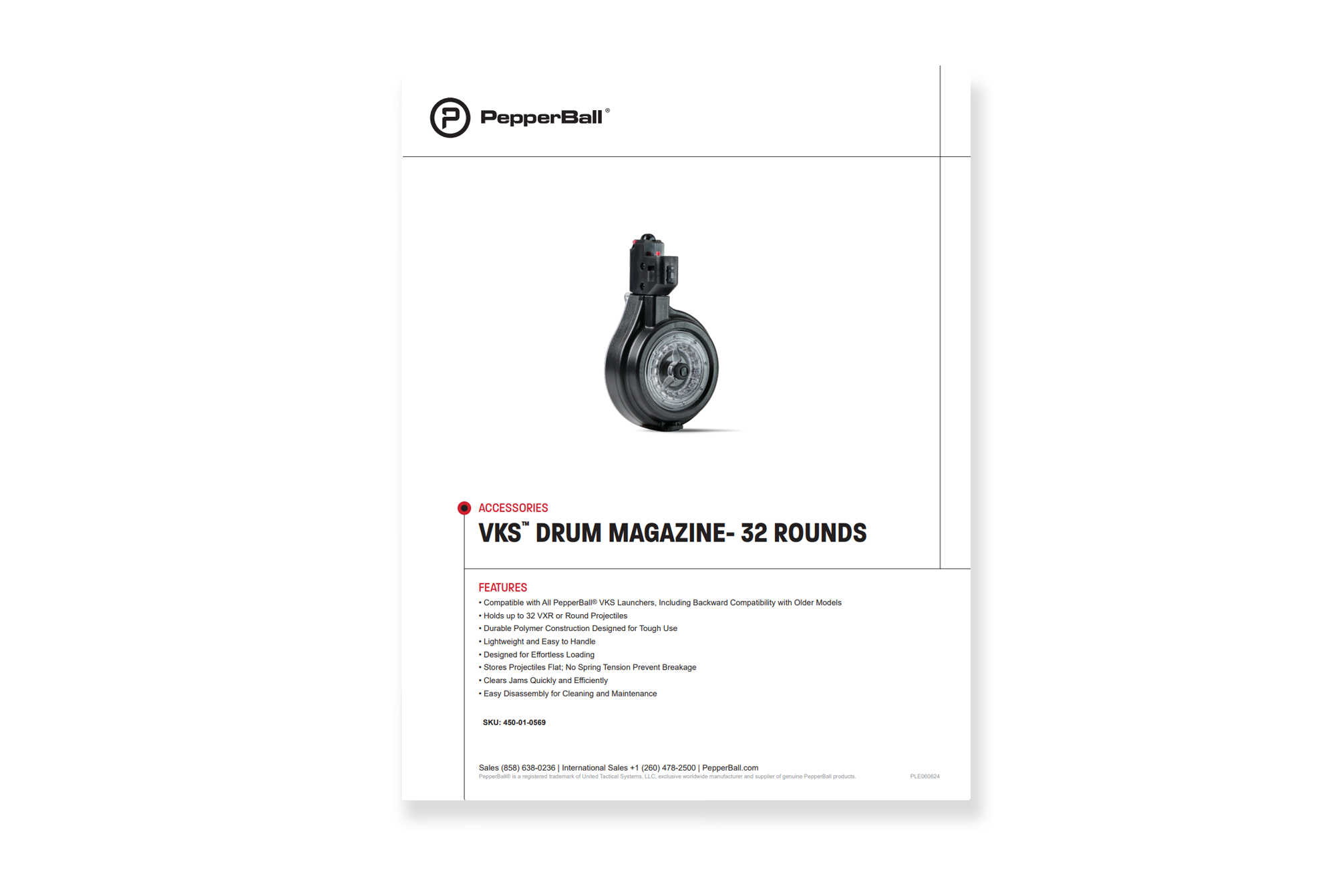 VKS™ Drum Magazine 32 Rounds