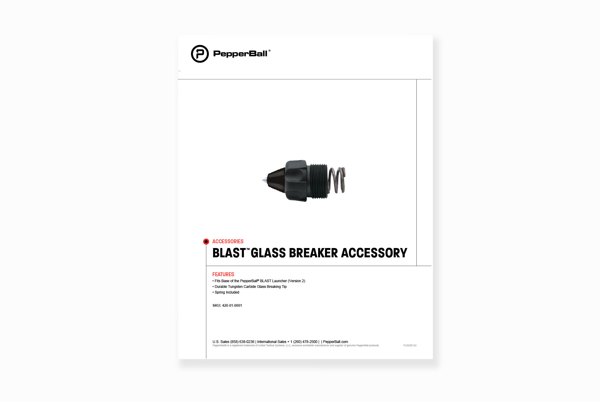 BLAST Glass Breaker Accessory