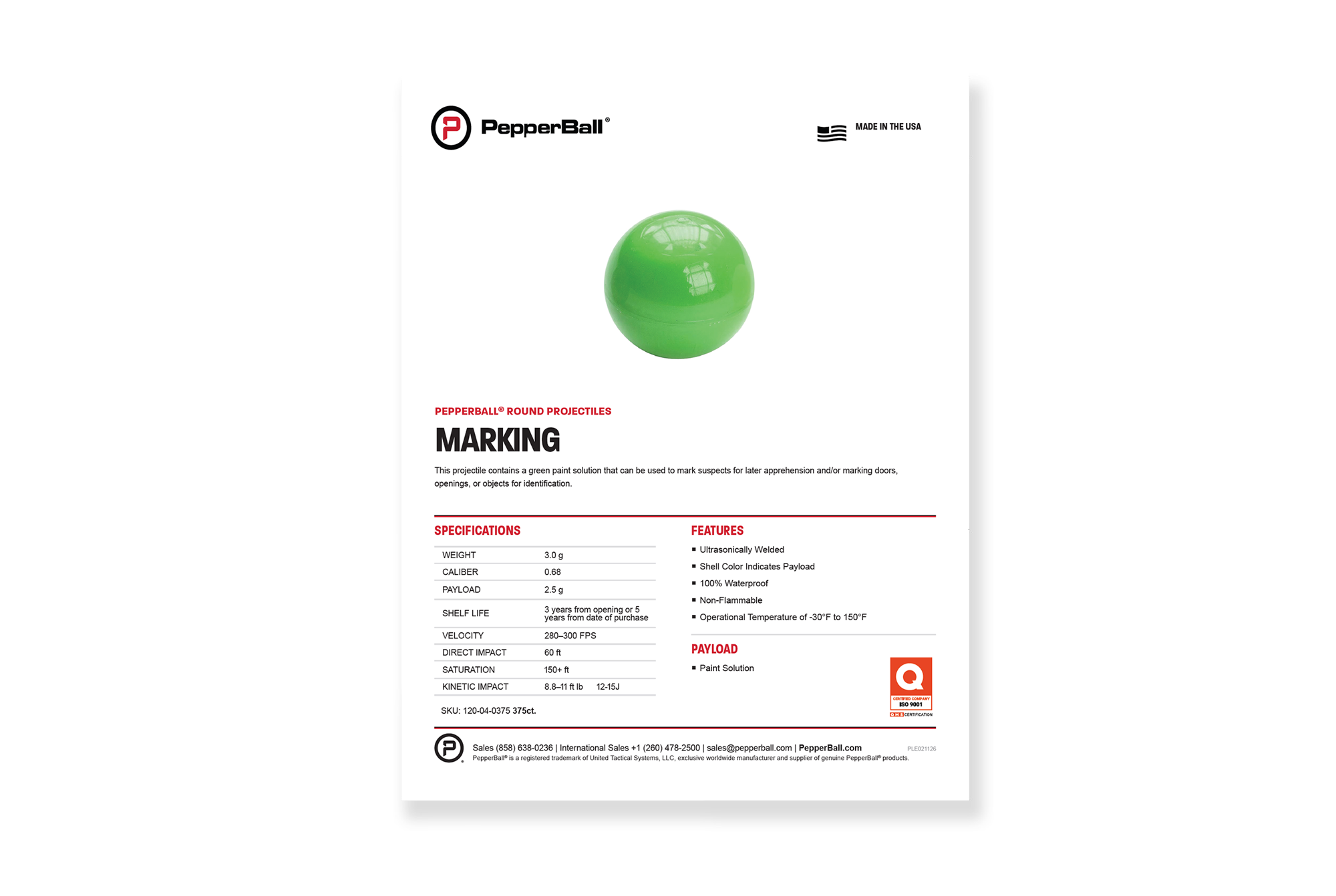 GREEN MARKING™
