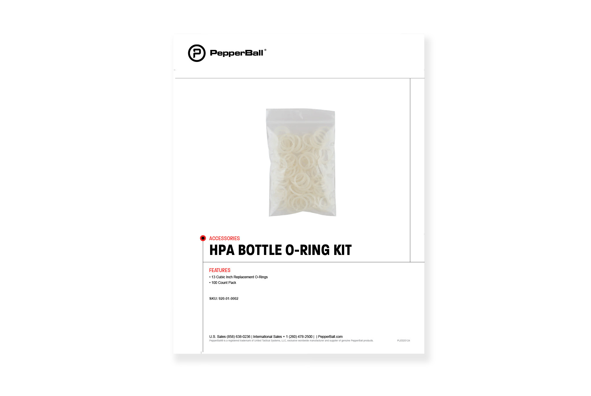 HPA Bottle O-Ring Kit