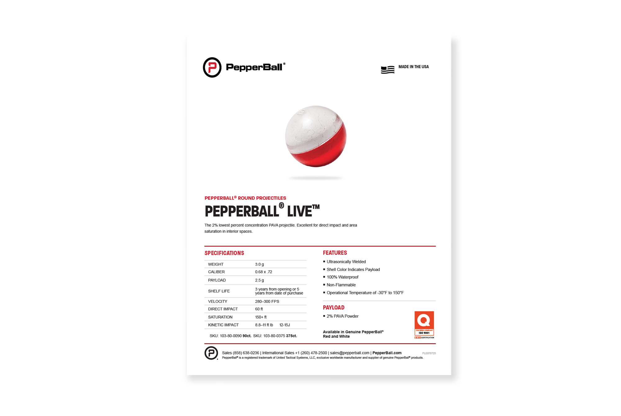 PepperBall® LIVE™