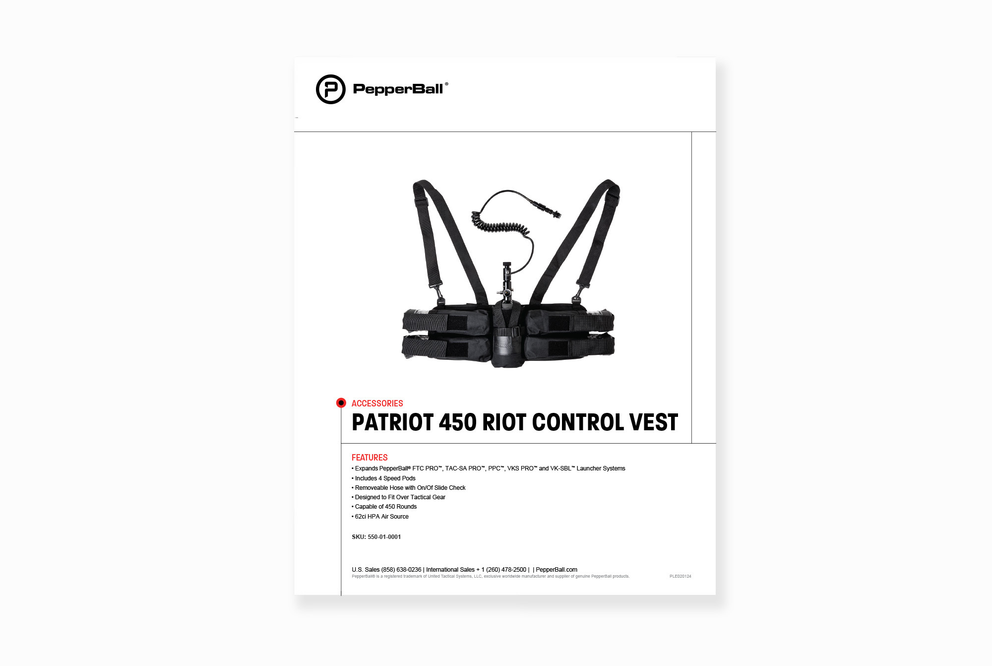 Patriot 450 Riot Control Vest