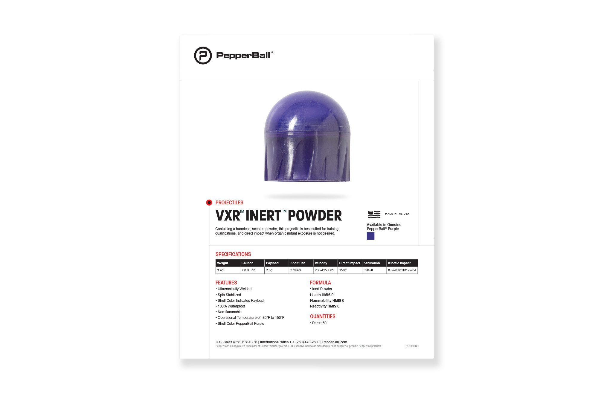 VXR INERT