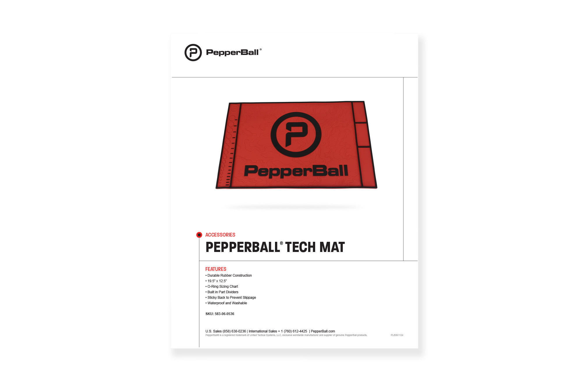 PepperBall® Tech Mat