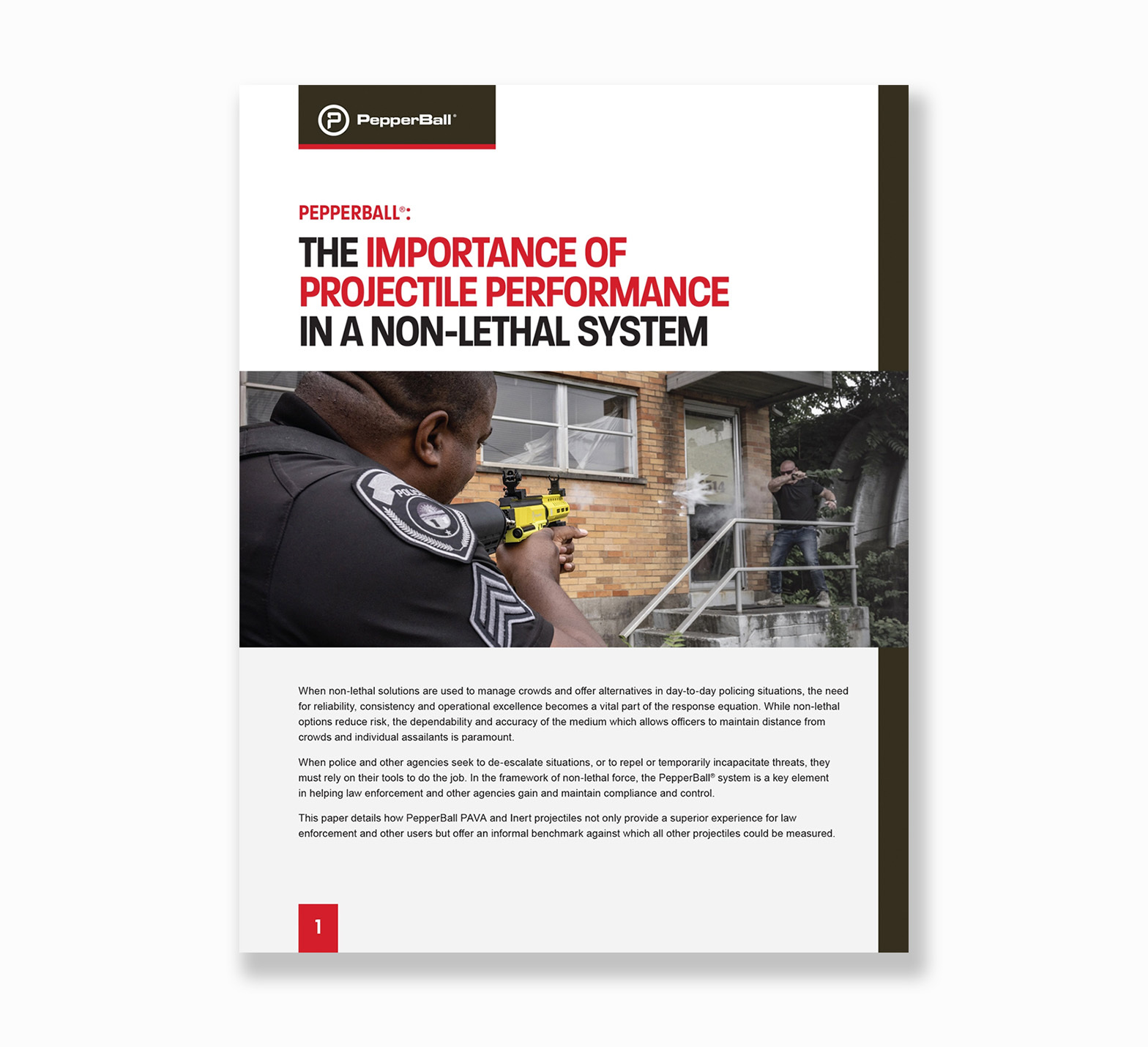 The Importance of Projectile Performance in a Non-Lethal System