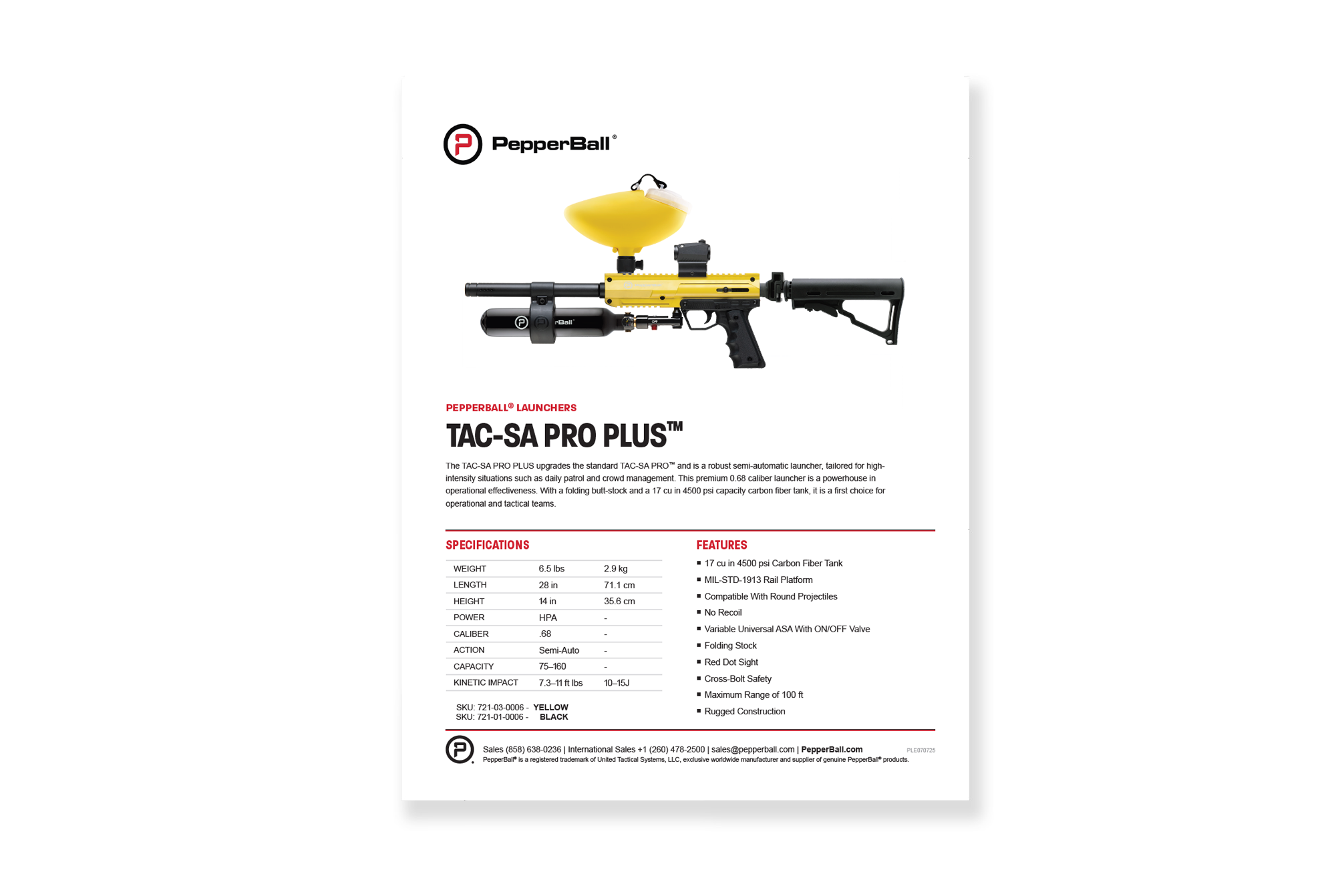 TAC-SA PRO PLUS™