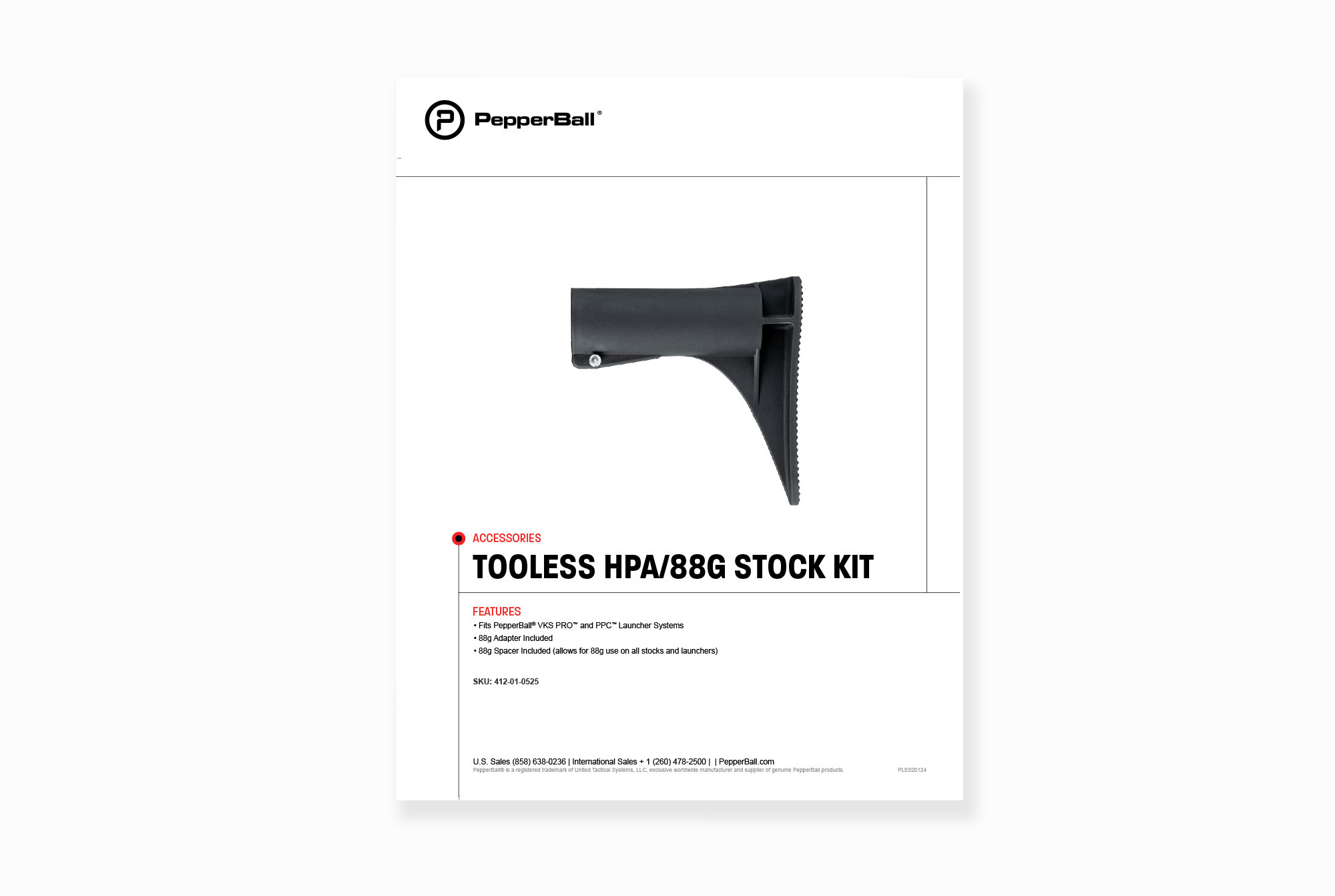 Tooless HPA/88g Stock Kit