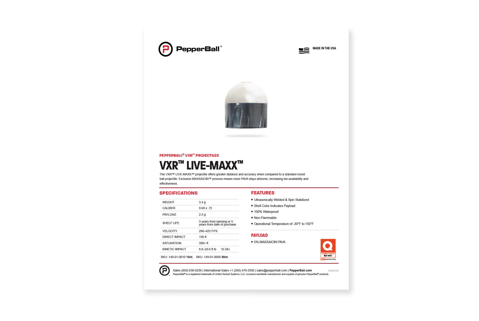 VXR™ LIVE-MAXX™
