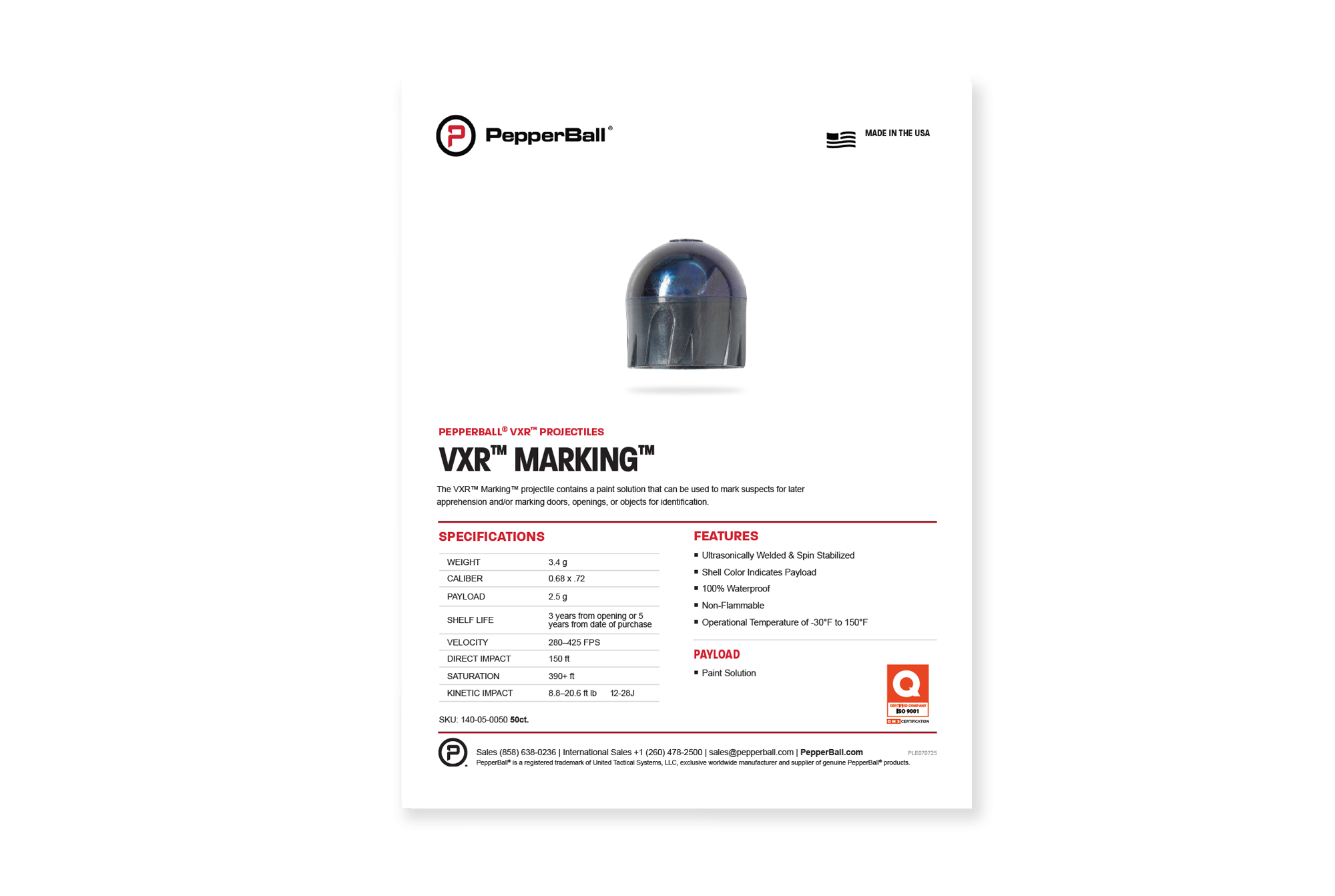 VXR™ MARKING™