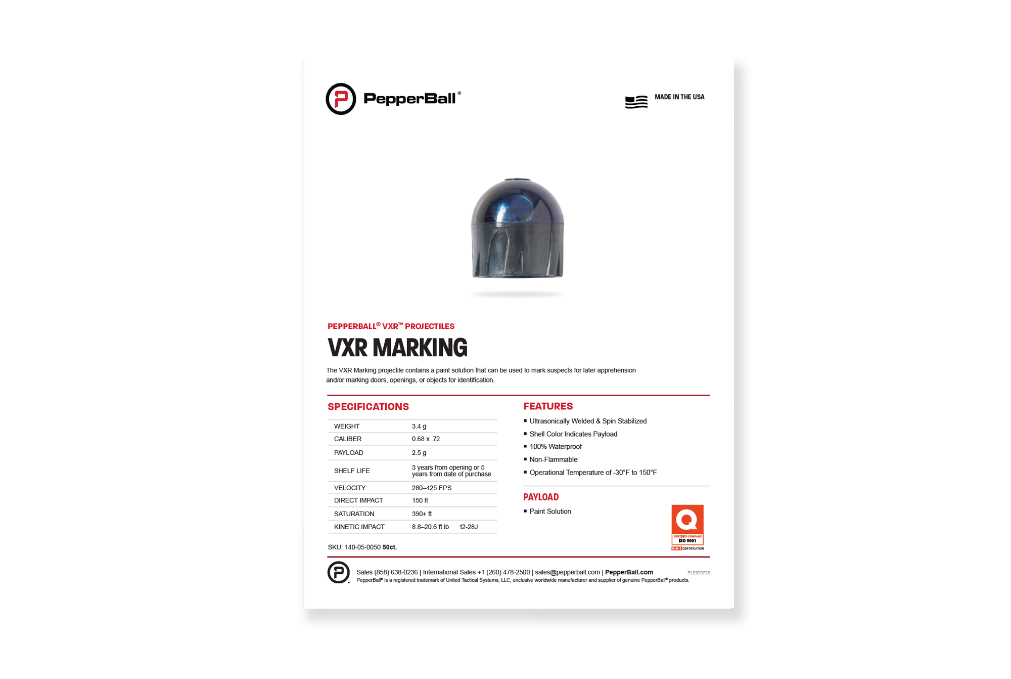 VXR™ MARKING™