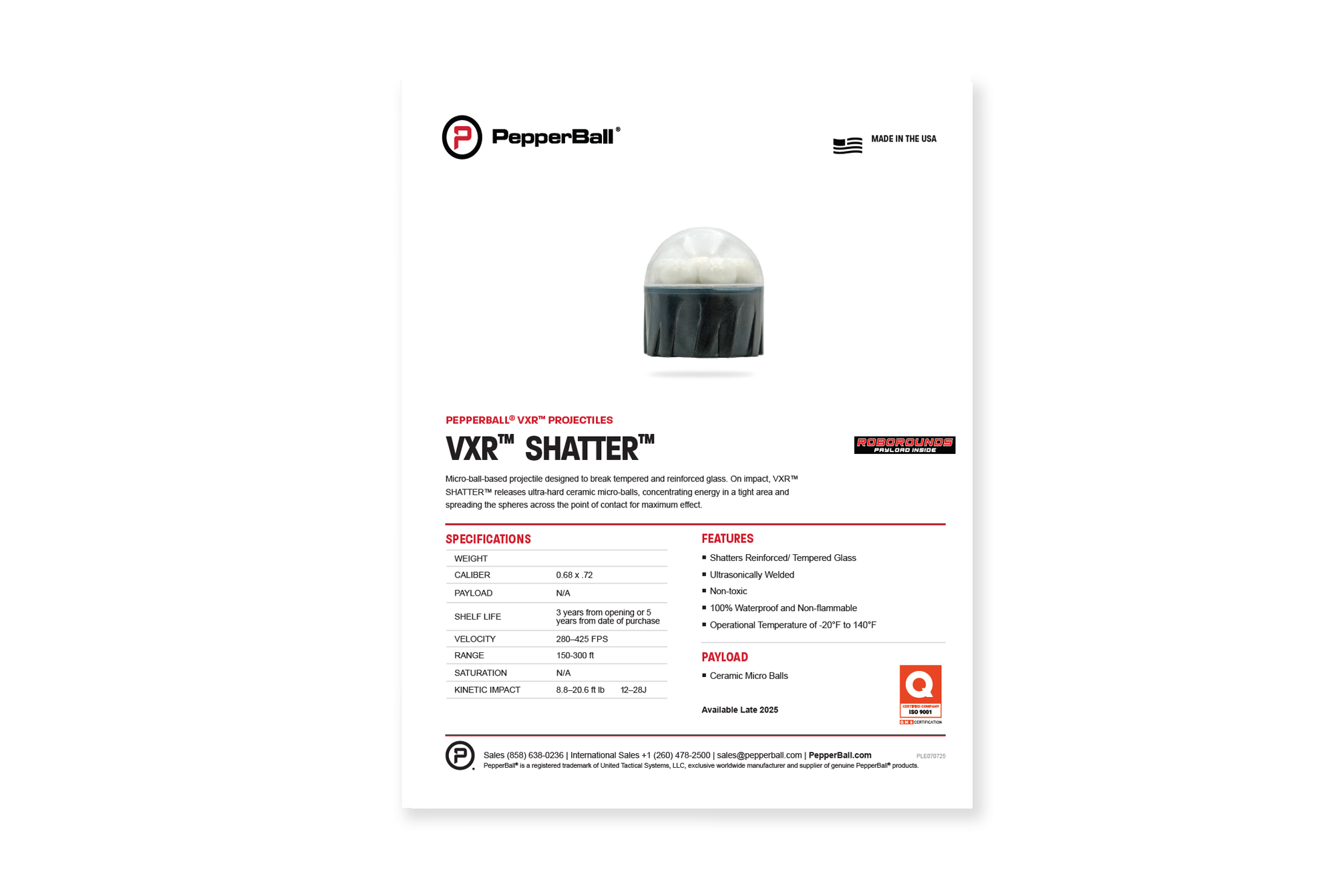 VXR™ SHATTER™